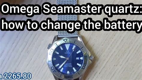 omega seamaster professional 300m battery replacement|omega watch battery replacement price.